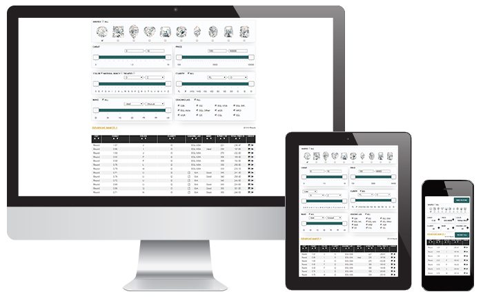 diamond-search-screensresponsive Search for diamonds examples slider