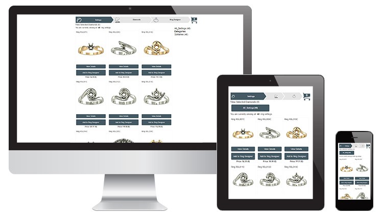 ringdesignerscreensresponsive Ring Designer Screens on devices